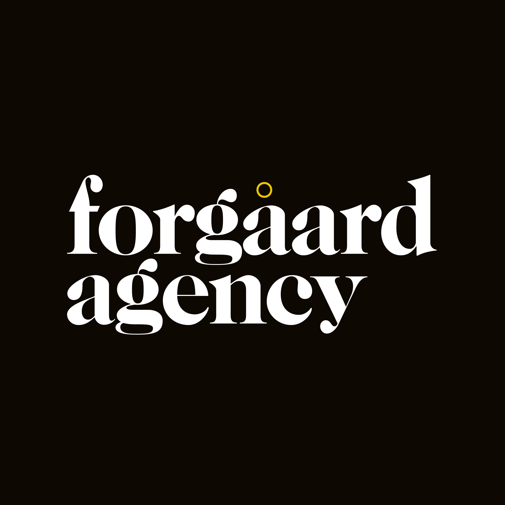 Forgaard Agency Logo Design