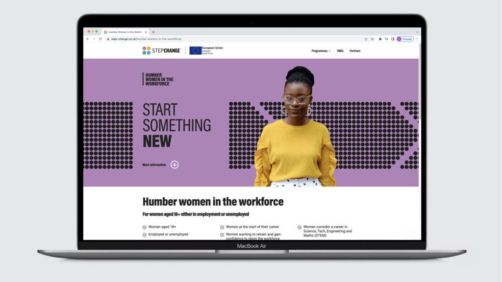 StepChange website design