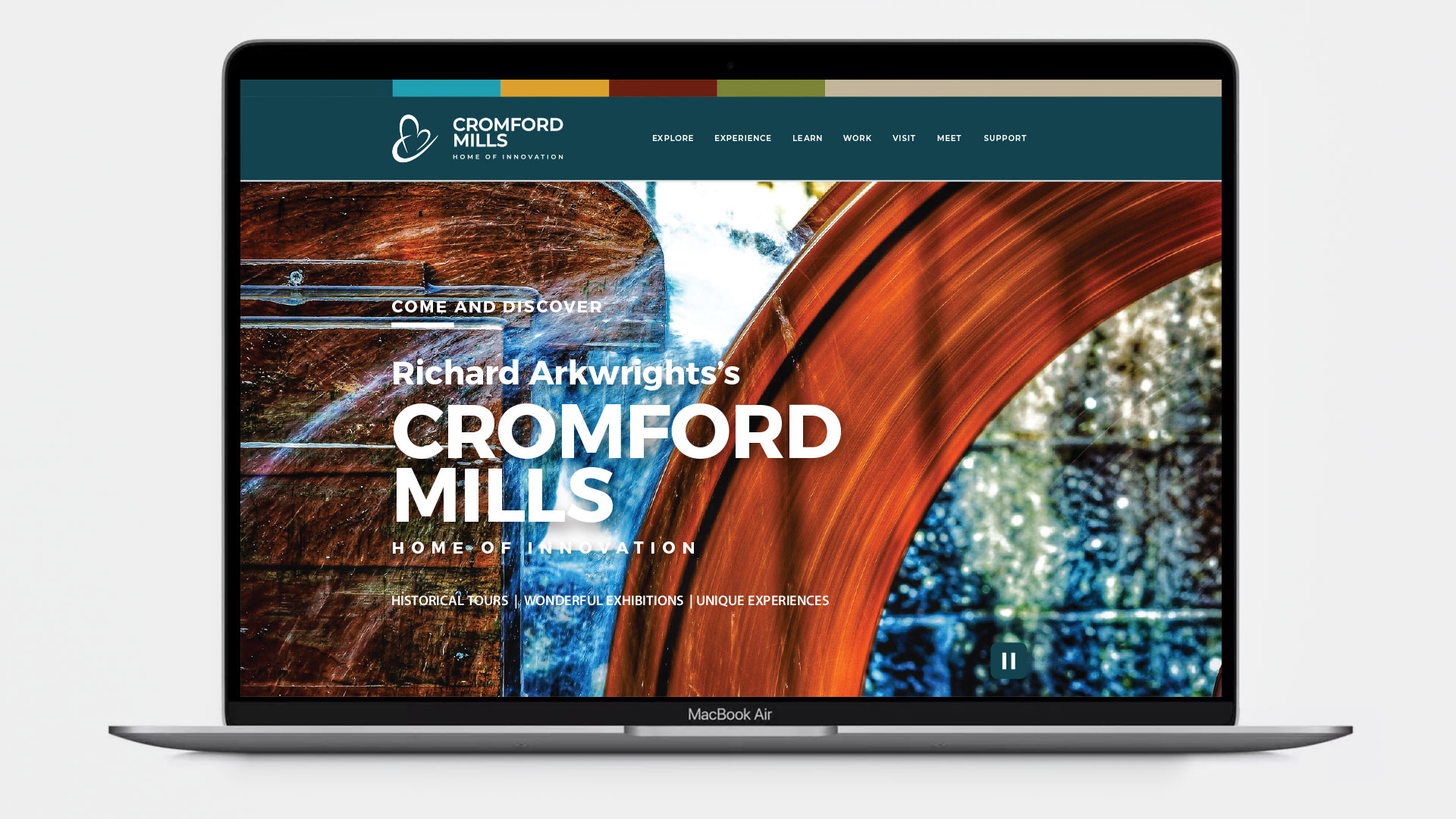 cromford mills website design