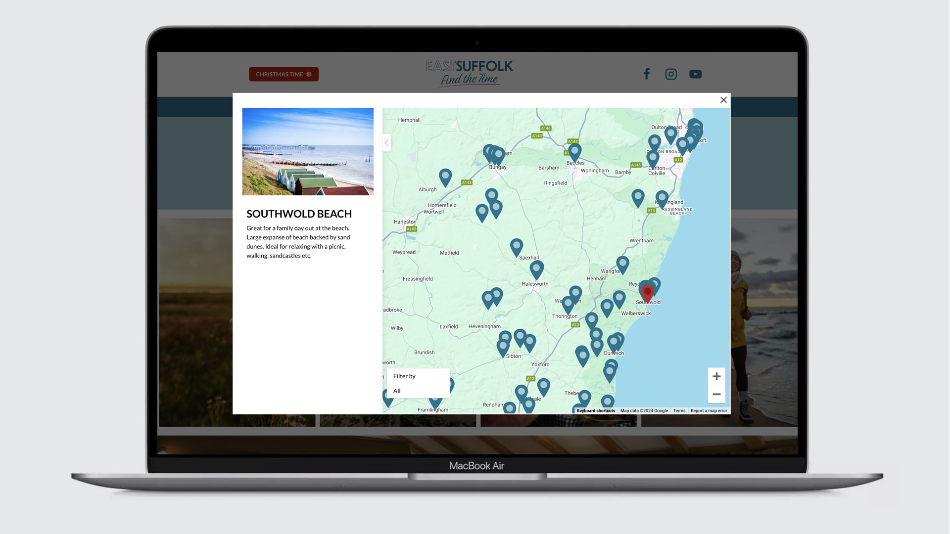 find the time interactive map