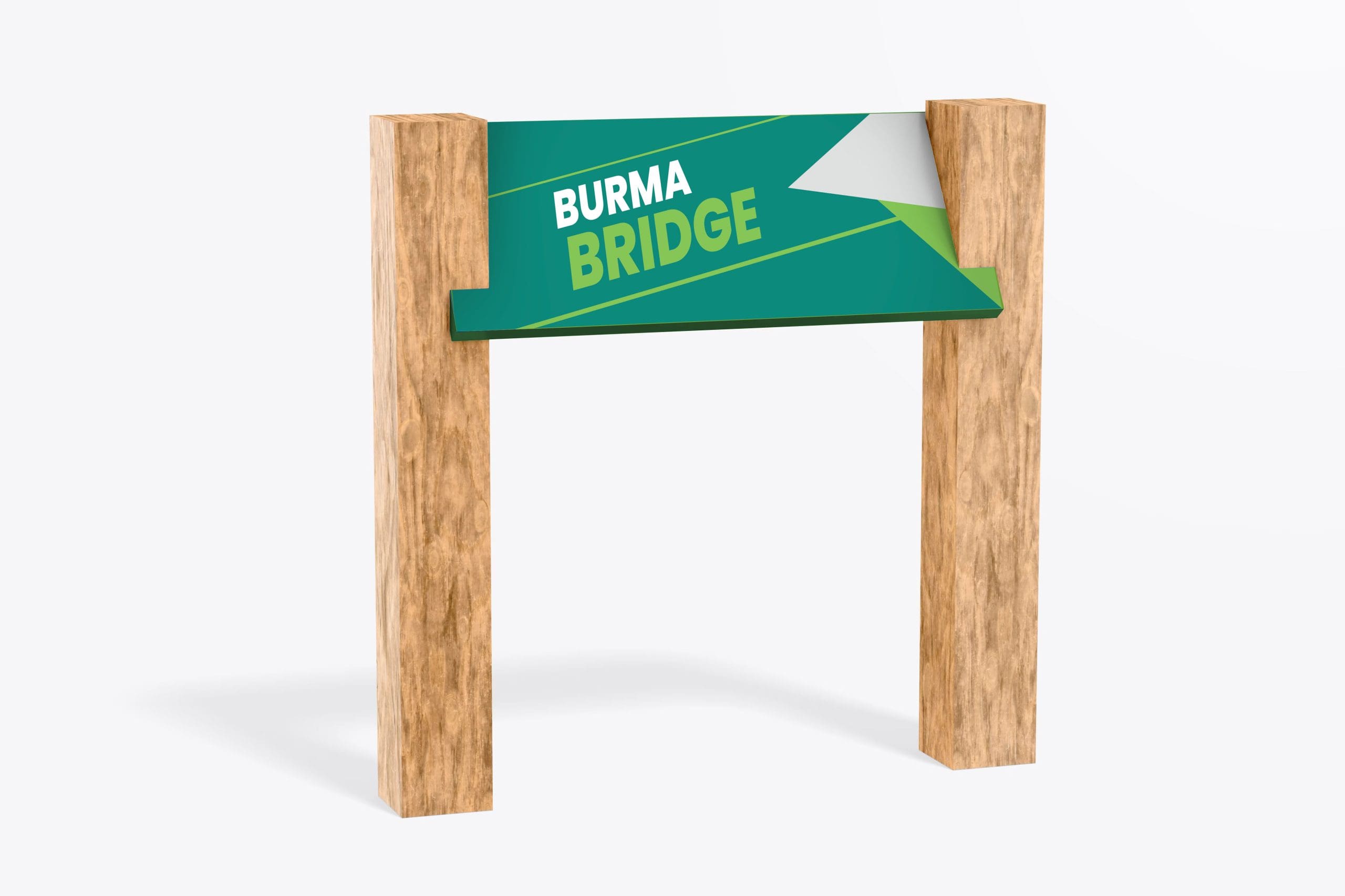 HighBrid Signage - burma bridge