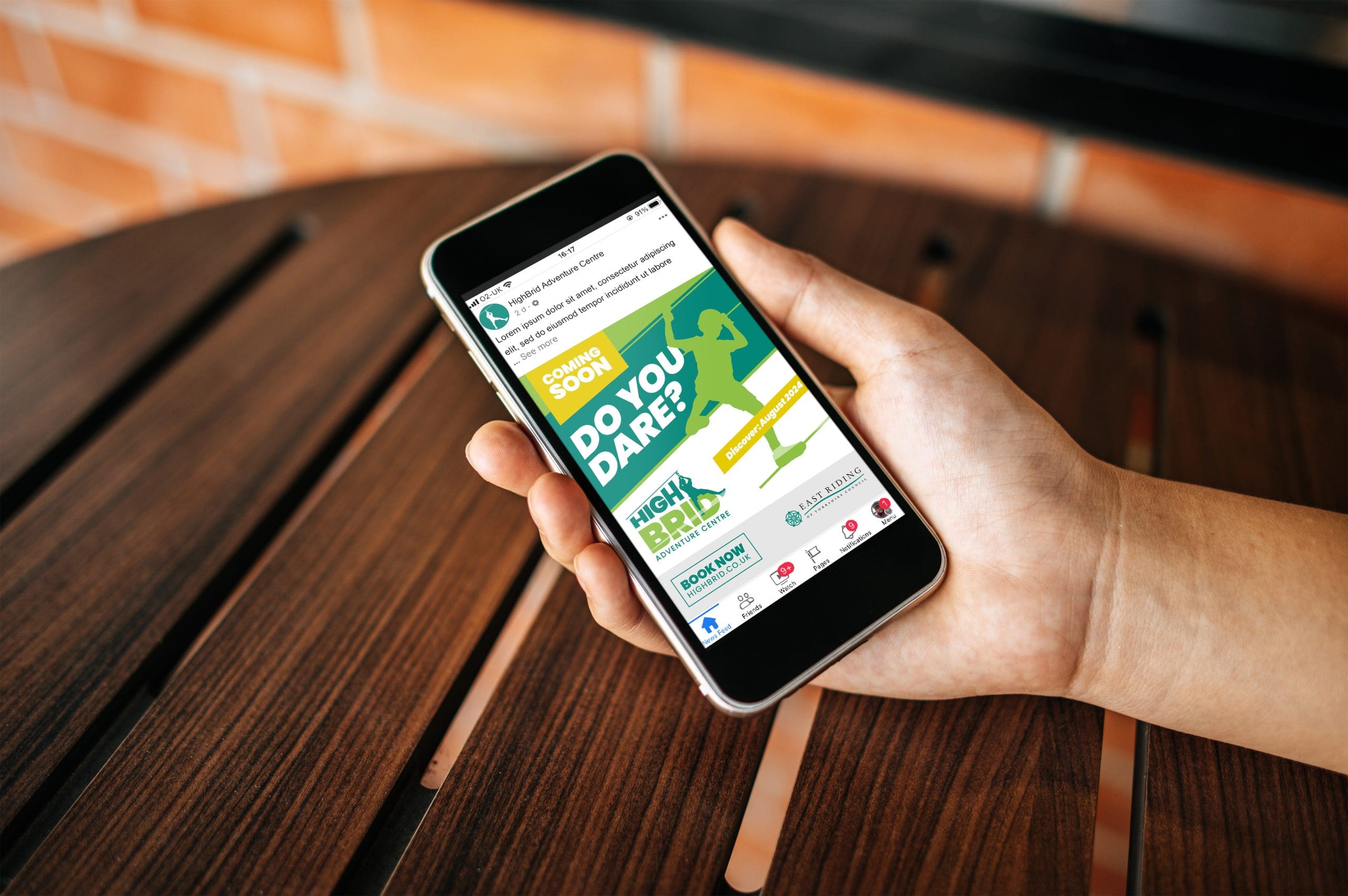 highbrid social posts