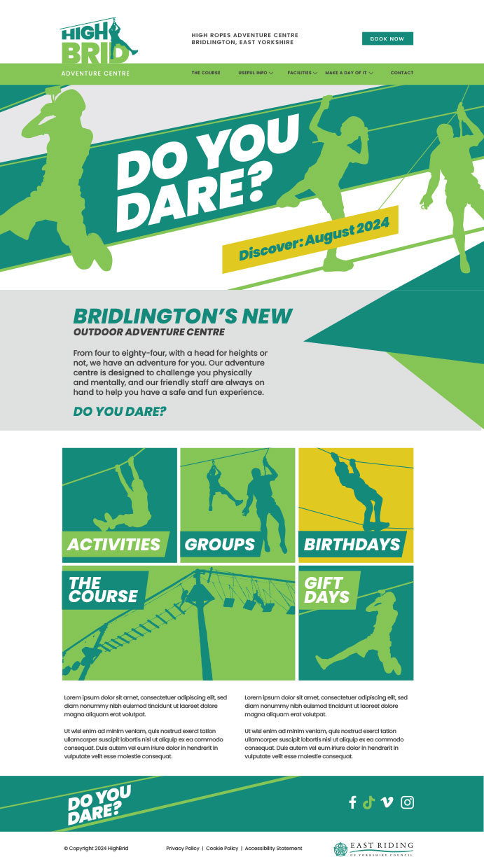 highbrid website layout a