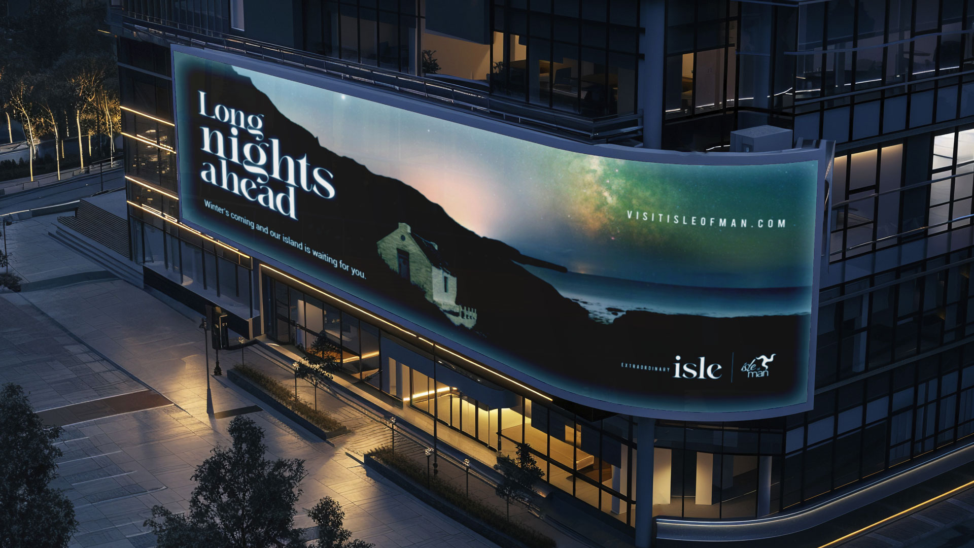 extraordinary isle ad on building