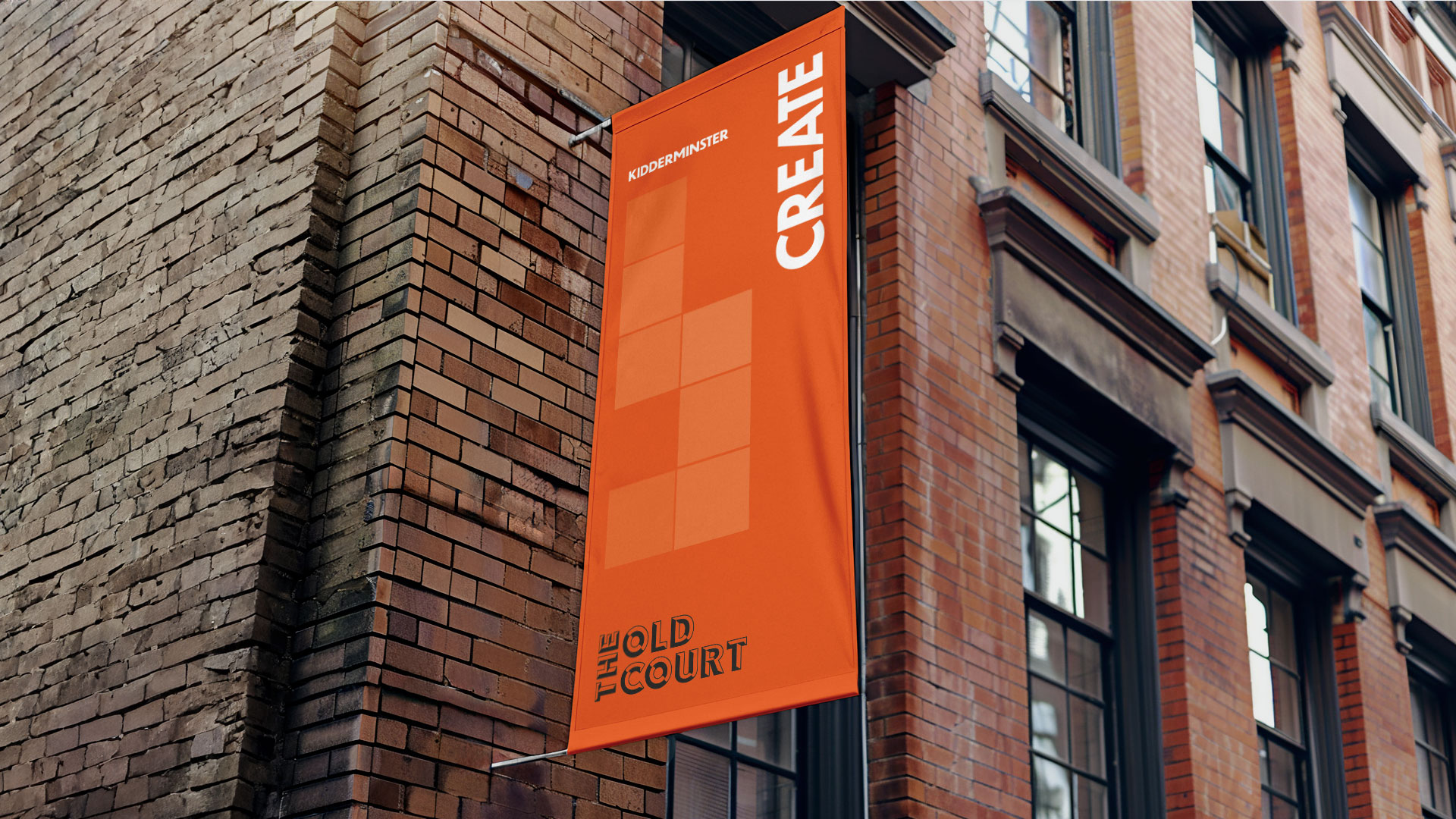 the old court banner