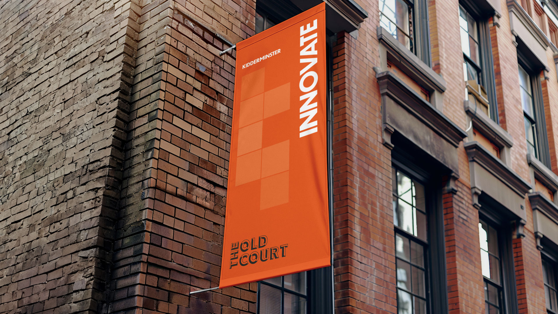 the old court banner