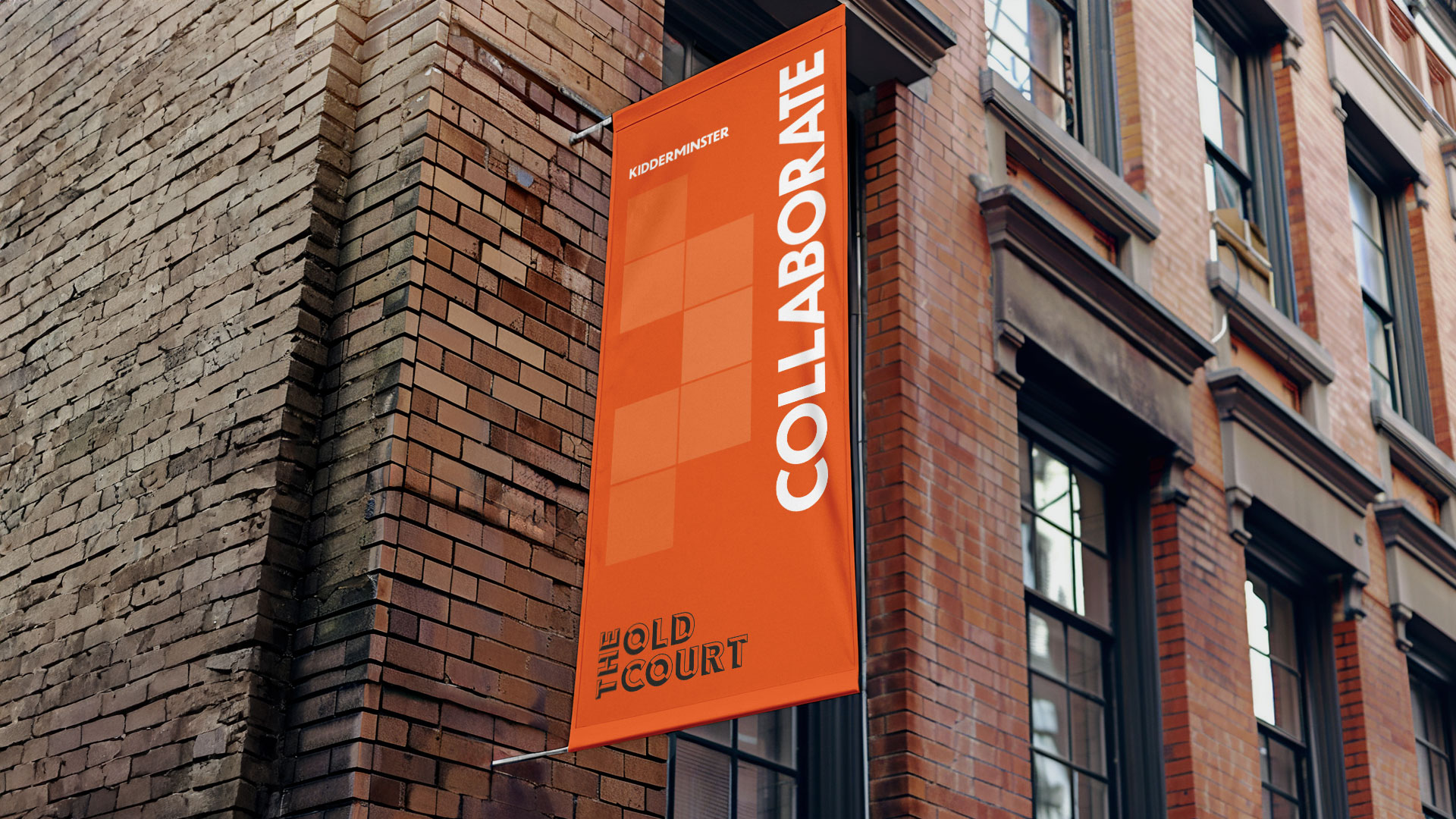 the old court banner