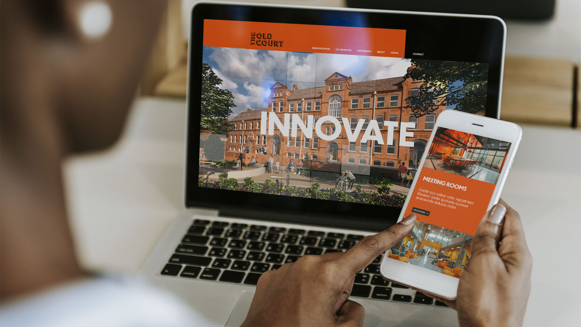 the old court website design