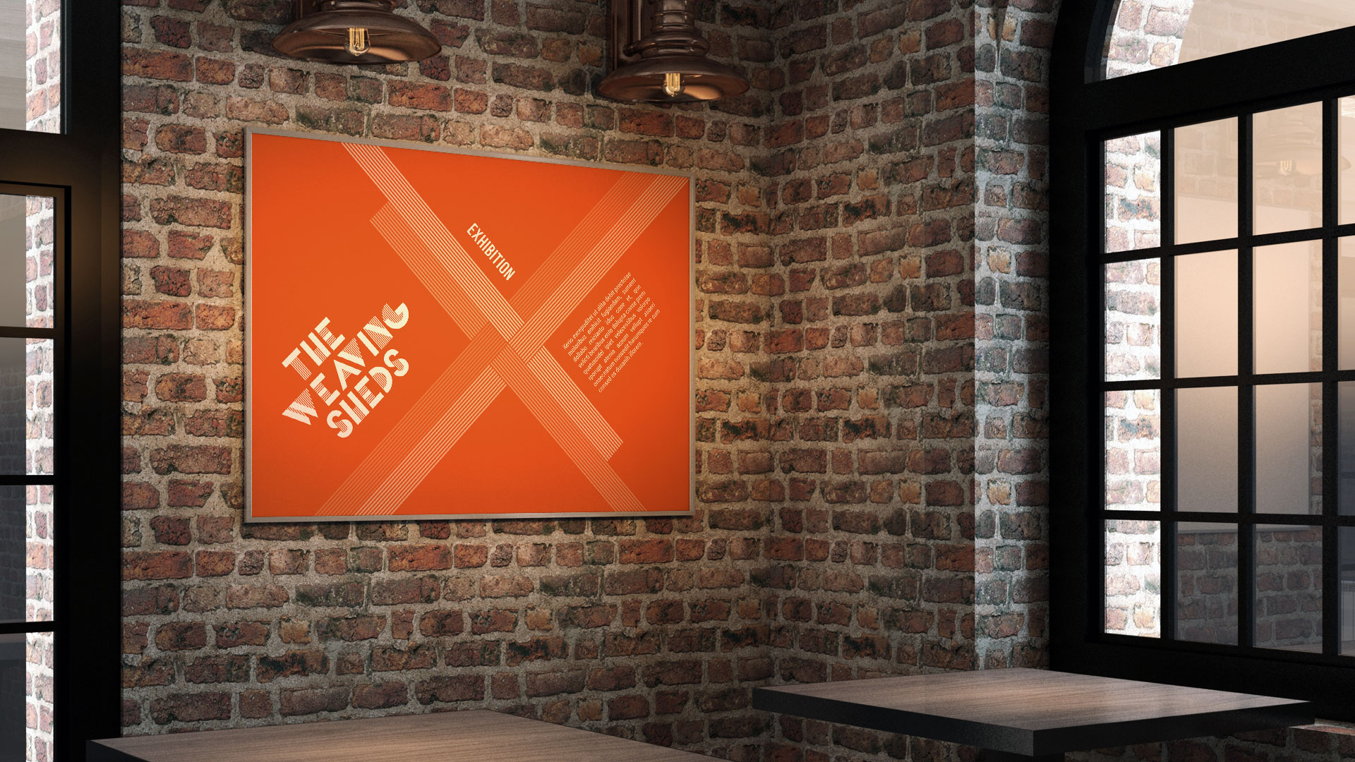 the weaving sheds poster