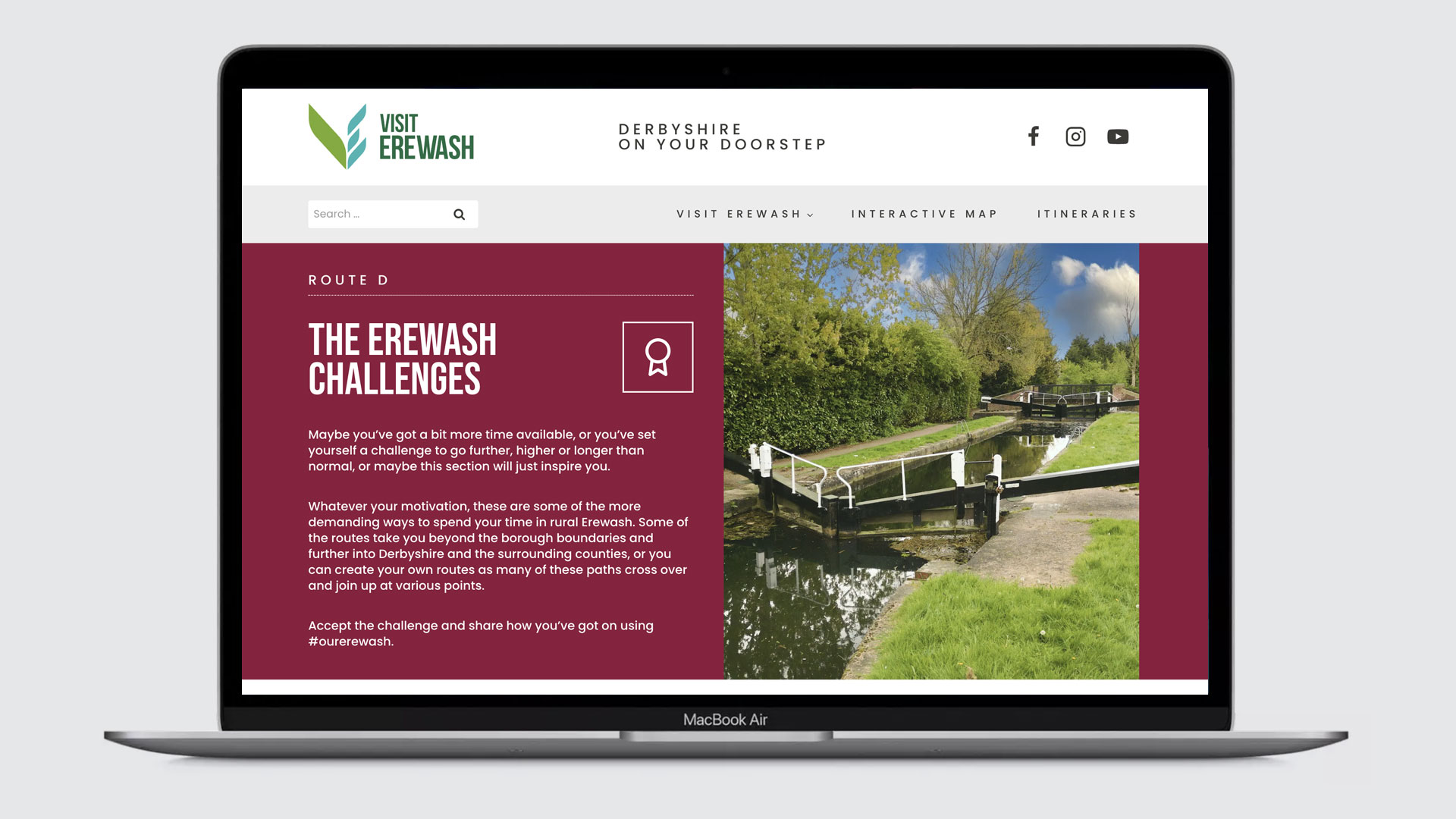 visit erewash brand website itineraries