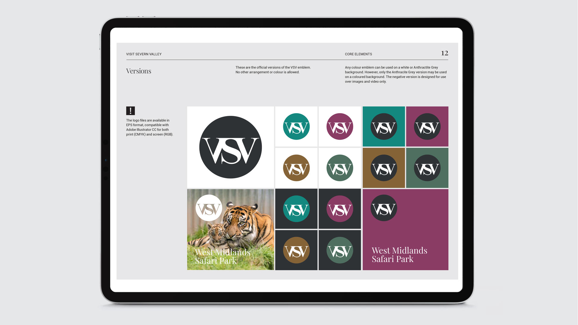 Visit Severn Valley Brand manual