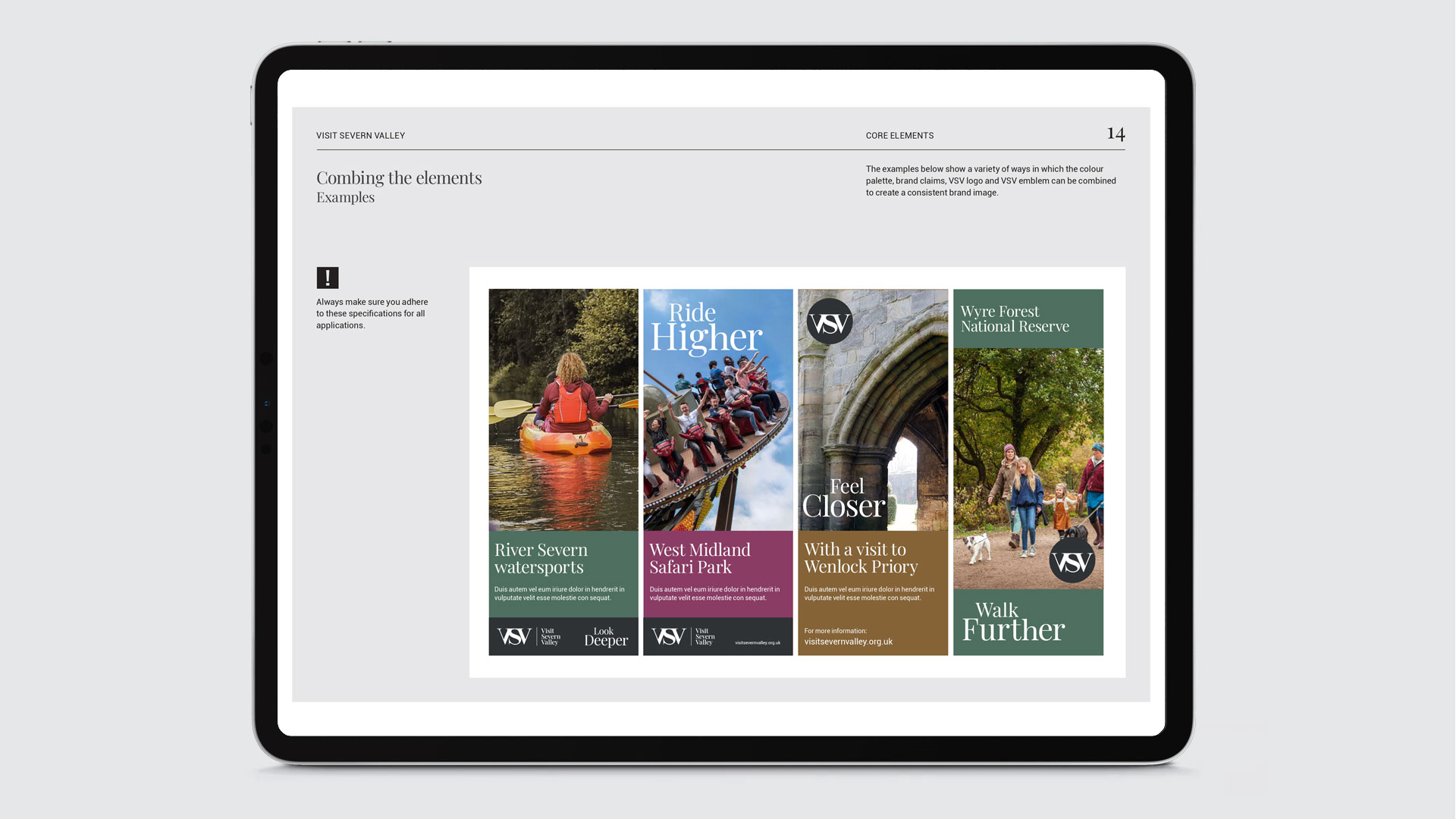 Visit Severn Valley Brand manual